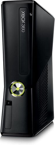 Microsoft Xbox 360 Slim   4 GB   nero opaco