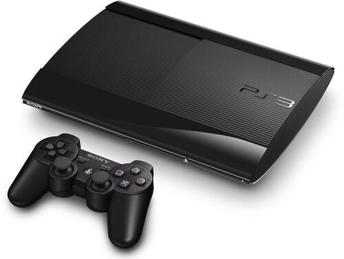 Sony PlayStation 3 Super Slim   12 GB   2 Controller   nero