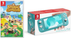 Nintendo Console Switch Lite Turquoise + Animal Crossing New Horizons + NSO 3 mesi