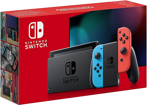 Nintendo Switch V2 Console Neon Red / Blue