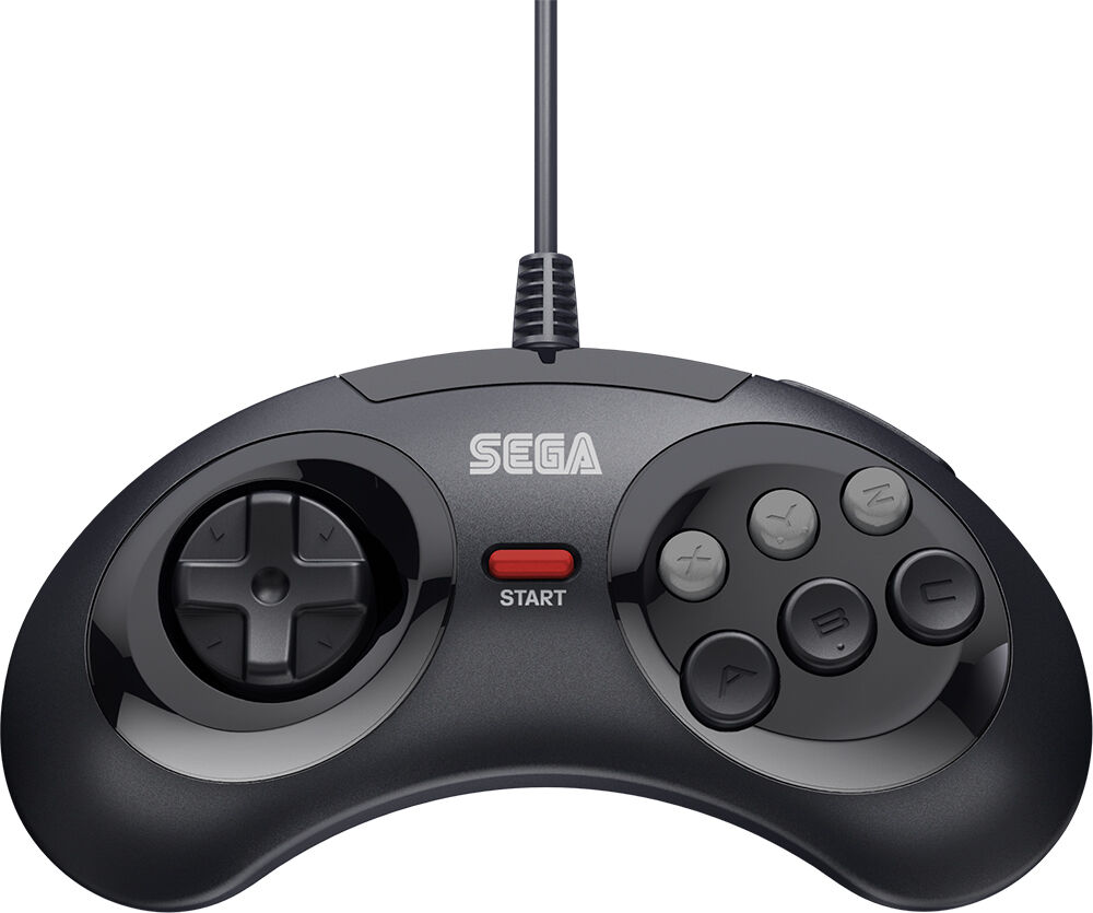 Sega Mega Drive Mini Kontroll Svart Ekstra håndkontroll
