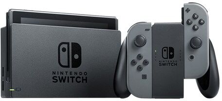 Nintendo Switch. 2019 Grå, Svart