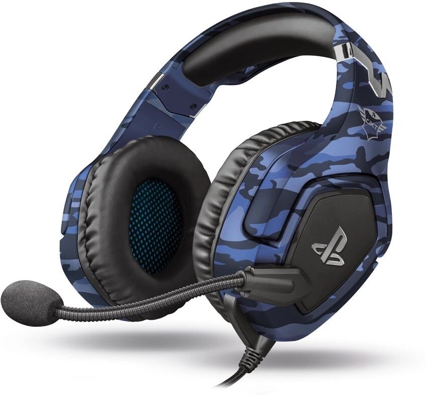 Trust GXT 488 Forze PS4/PS5 Gaming Headset Camo Blå