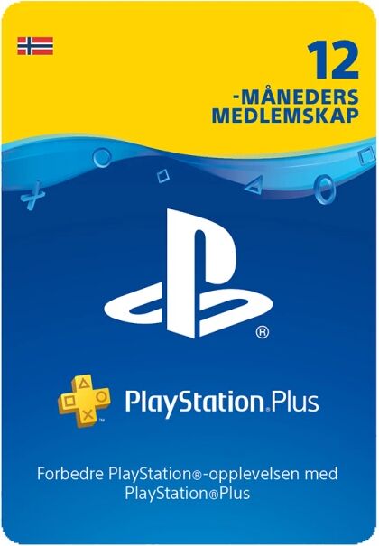 Sony PlayStation Plus 12 Måneder