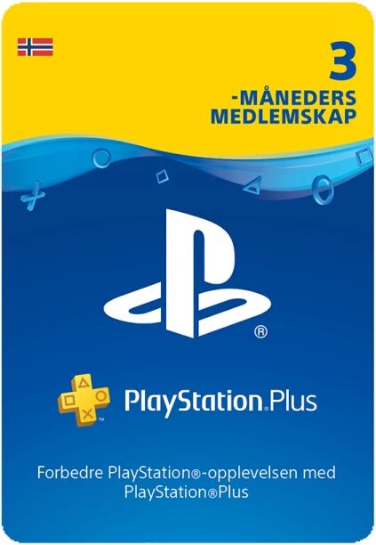 Sony PlayStation Plus 3 Måneder