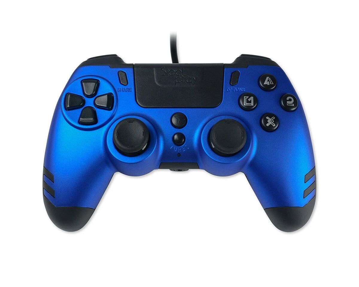 Steelplay MetalTech Wired Controller PS4/PC - Blå