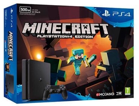 Sony Consola PS4 Slim + Minecraft (500 GB)