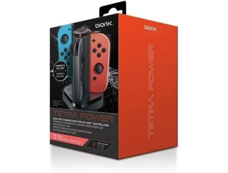 S/marca Carregador Joy-Con Tetra Power BIONIK Nintendo Switch