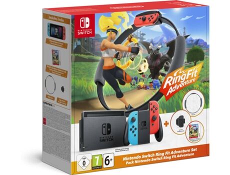Nintendo Consola Switch + Ring Fit Adventure Pack (32 GB)