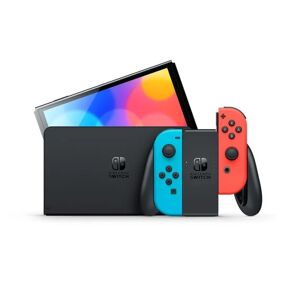 Nintendo Switch OLED - Blå & Röd