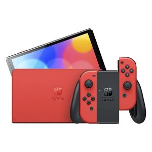 Nintendo Switch OLED - Mario Röd