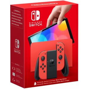 Nintendo Switch Konsol Oled - Mario Red Edition