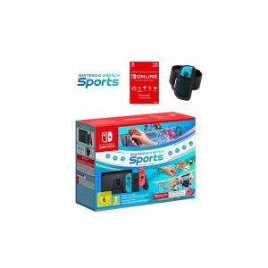 Nintendo Switch Neon Console + Switch Sports + Nintendo Switch Online 3-Month Pack