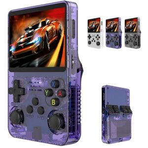 YAO JING R36S Retro Handheld Video Game Console Linux System 3.5 Inch IPS Screen Mini Video Player 64GB/128GB Classic Gaming Emulator