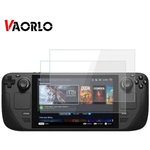 VAORLO Anti-Scratch Screen Protector Guard Film for Valve Steam Deck Game Console 9H Premium Tempered Glass for Steam Deck Accessories