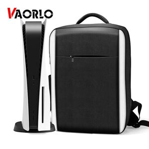 VAORLO Portable Travel Backpack For PS5 PlayStation5 Console Storage Bag Shockproof Waterproof Protection Shoulder Bag Host