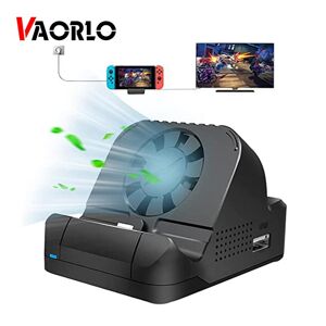 VAORLO For Switch Multifunctional Charging Base With Fan Cooling HDMI-compatible TV Screen Projection Converter Adapter Type-C USB3.0