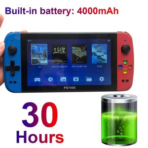Essager Electronic Handheld Game Console Ps7000 7 Inch Quad-core A7 1.3ghz Hd Lcd Screen 6000+ Games Retro Konsole Portable Game Player For Psp