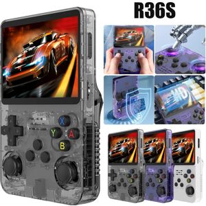 PRISMA R36S Retro Handheld Video Game Console 3.5Inch IPS Screen Player Kid Portable Pocket Video Player 128GB 10000+ Games Linux System