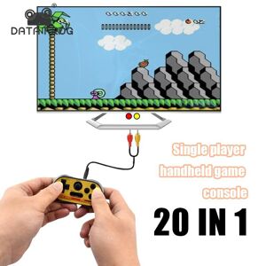 DATA FROG Handle Video Game Console Portable Retro Mini Game Stick Players Build-in 20 Classic Games Support TV Output