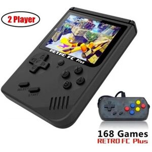 HOD Health&Home Retro Handheld Game Console 3 Inch Support Tv 2 Player 168 Classic