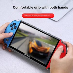 CLOUD Game X7/X12 Plus Handheld Game Console 5.1/7 Inch HD Screen Portable Audio Video Game Player Built-in 10000 Retro Games Birthday Gift