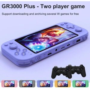 Electronic happiness Retro GR3000 Handheld Game Console 5.1inch Big Screen  Support Two Players Video Game 10+ Simulators MultiFunction Game Player