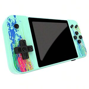 SHEIN Game Console For G3 Handheld Game Console Horizontal Screen Retro Nostalgic Arcade Single Double 800 In One 3.5 Inch Large Screen Game Console Can Be Connected To The TV Green Single Style,Double Style