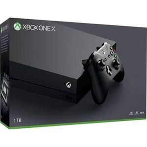 Microsoft Xbox One X 1TB Console, Black, 18.5" x 12" x 5" (Refurbished) (Renewed)