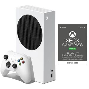 MICROSOFT Xbox Series S & 3 Month Game Pass Ultimate Bundle - 512 GB SSD, White