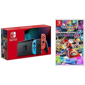 Nintendo Switch Neon + Mario Kart 8