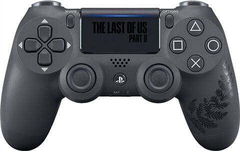 Refurbished: PS4 Official Dual Shock 4 Last Of Us 2 Black Controller (V2)