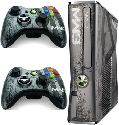 Refurbished: Xbox 360S (Slim) Console, Modern Warfare 3 Ed. +2Pad (No Game), Unboxed