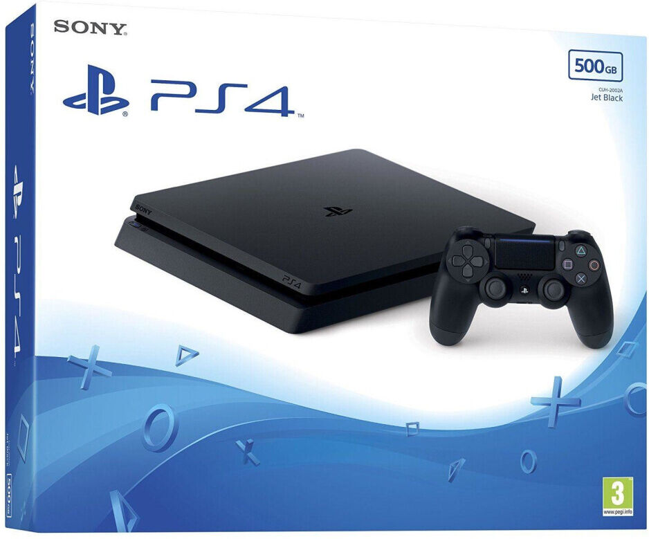 Sony PlayStation 4 500GB PS4 Slim Console - Black