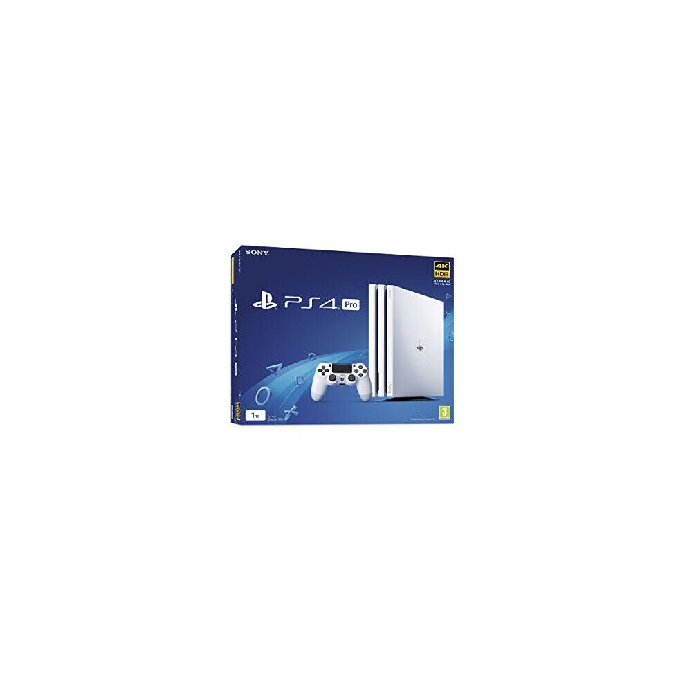 REFURBISHED Sony PlayStation 4 Pro 1TB White (PS4) (New)