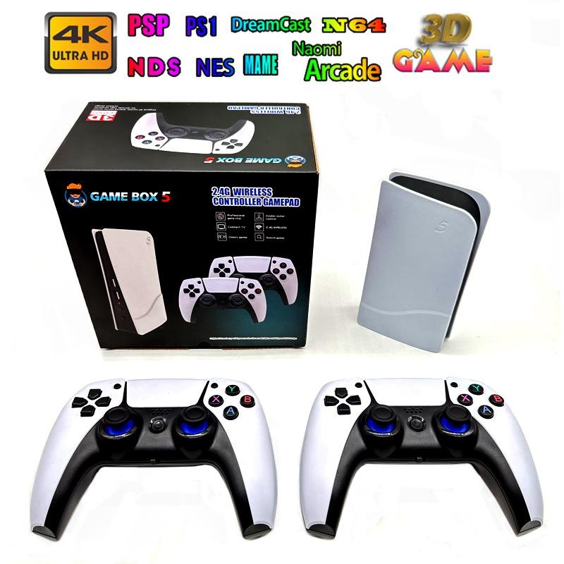 Bobo Life P5 plus Wireless 2.4G HD Arcade PSP Family 4K TV Mini Game Machine PS5 Handle Game Machine