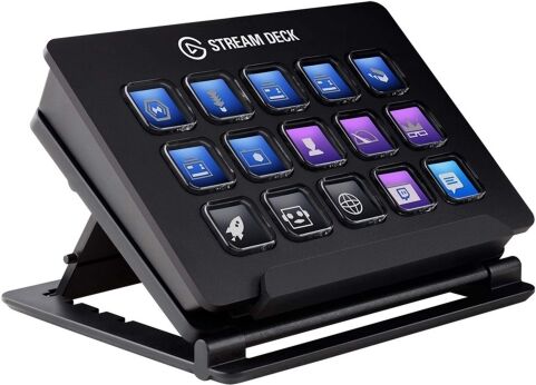 Elgato Stream Deck USB Controller Keypad, 15 LCD Tasten