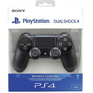 Playstation Sony Dualshock 4 Gamepad 4, Schwarz – Zubehör für Videospiele (Gamepad 4, Digital, D-pad, kabelgebunden/kabellos, Bluetooth/USB)