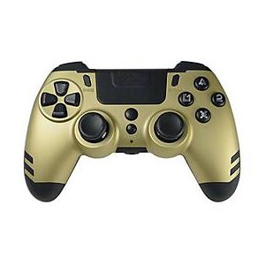Steelplay Slim Pack - Game Pad - kabellos - 2.4 GHz - Gold - für PC, Sony PlayStation 3, Sony PlayStation 4