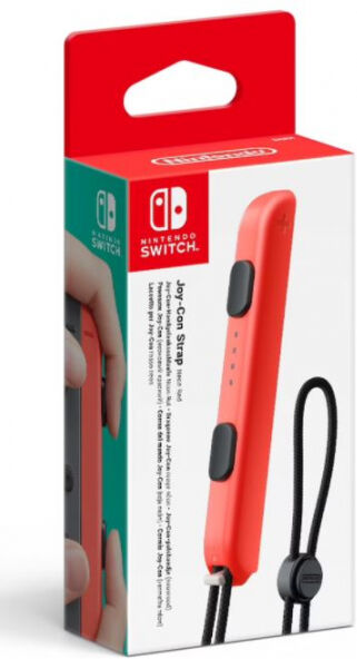 Nintendo Switch Joy-Kon Handgelenksschlaufe Neon-Rot