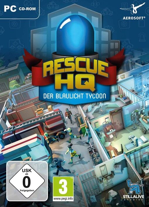 Aerosoft - Rescue HQ - Der Blaulicht Tycoon [PC] (D)