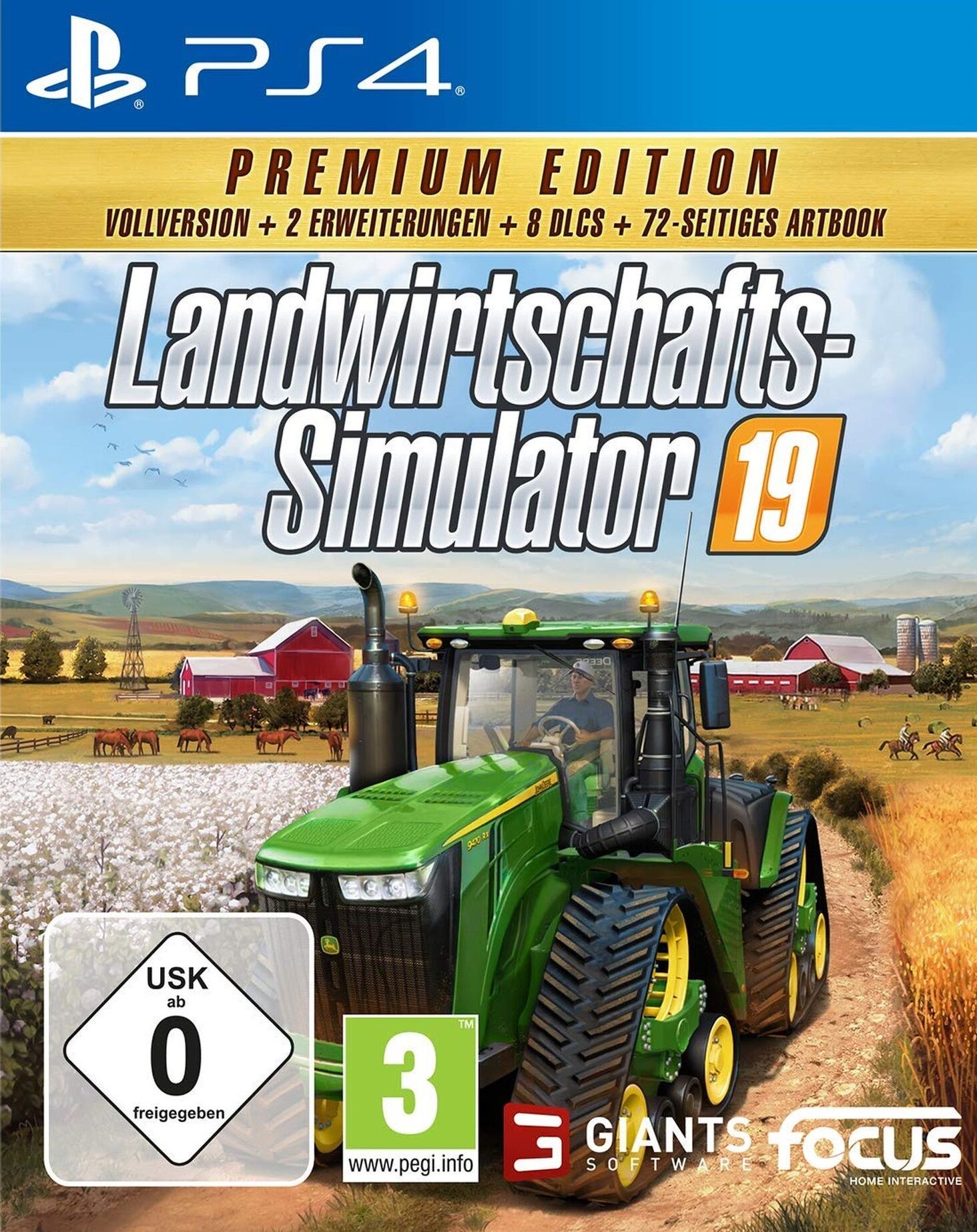 Divers GIANTS Software - Landwirtschafts-Simulator 19 - Premium Edition [PS4] (D)