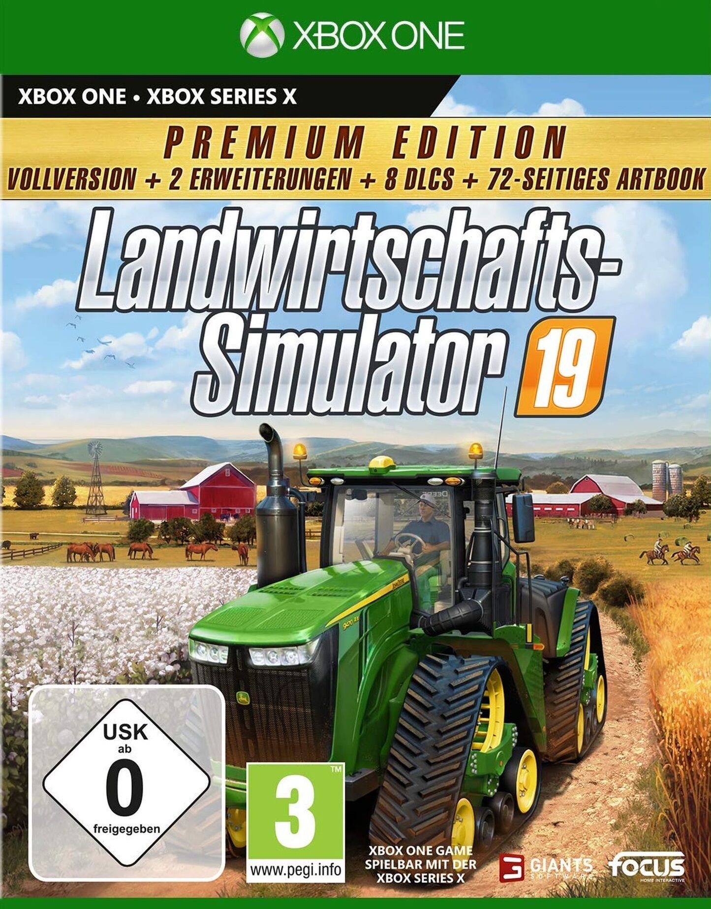 Divers GIANTS Software - Landwirtschafts-Simulator 19 - Premium Edition [XSX/XONE] (D)