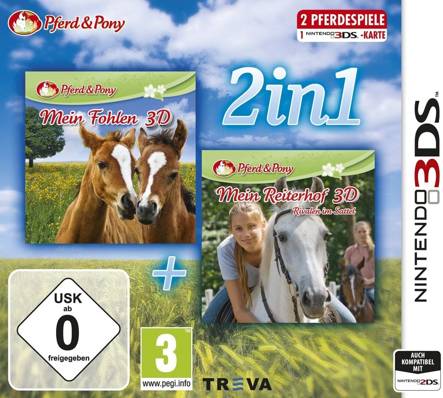 Markt+Technik Markt & Technik - 2in1: Mein Fohlen + Reiterhof [3DS] (D)