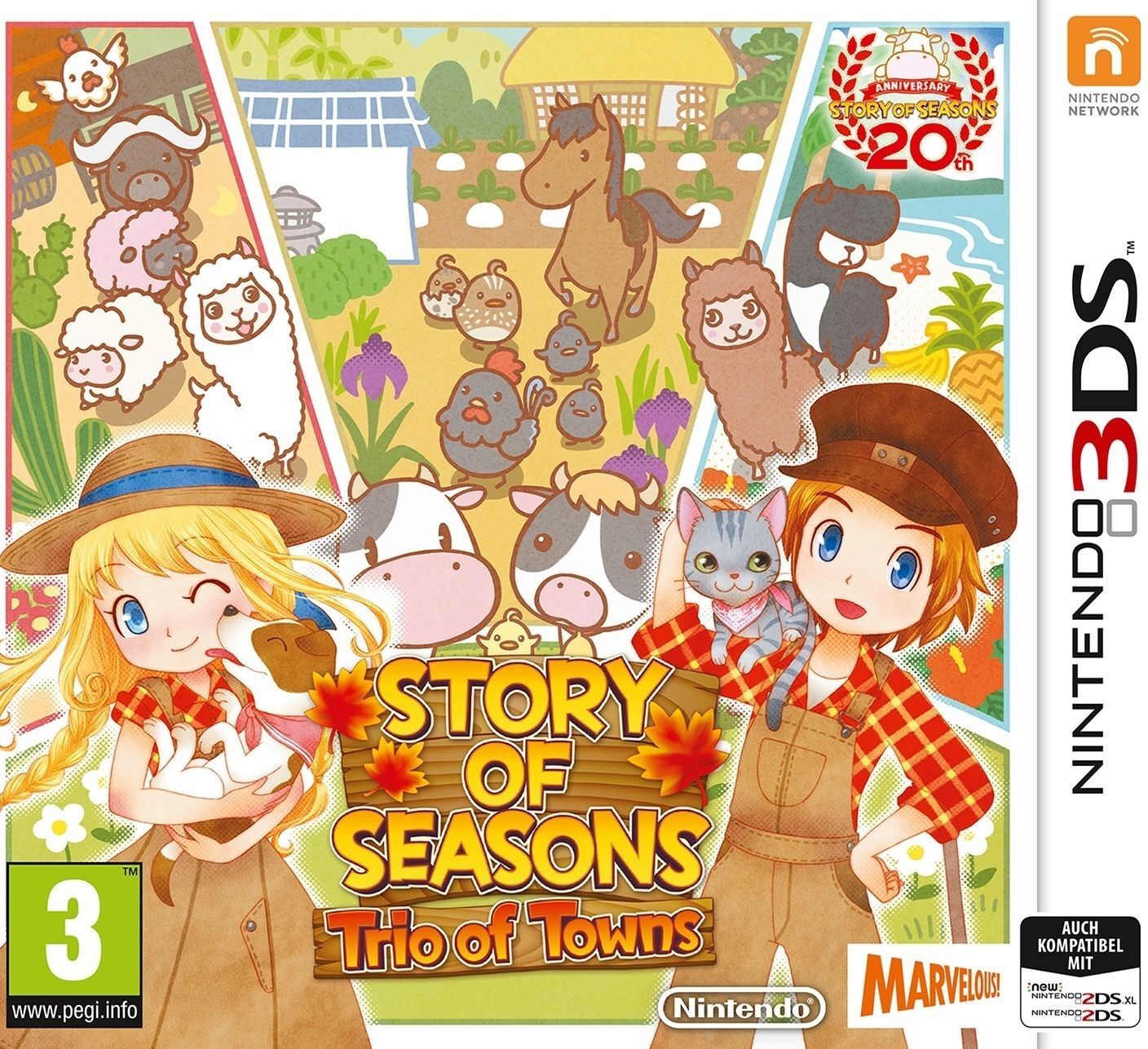 Nintendo - Story of Seasons: Trio of Towns [3DS] (D)