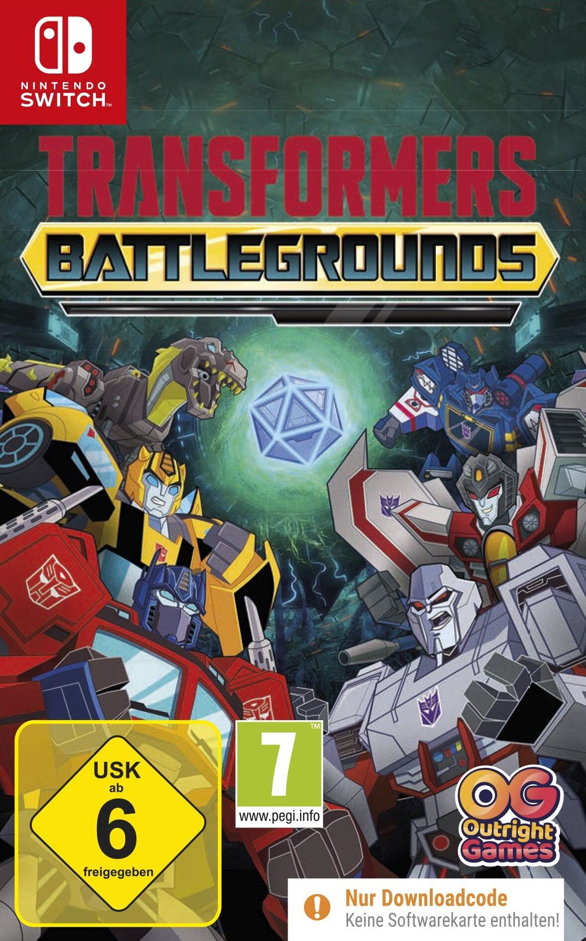 Divers Outright Games - Transformers: Battlegrounds [NSW] [Code in a Box] (D)