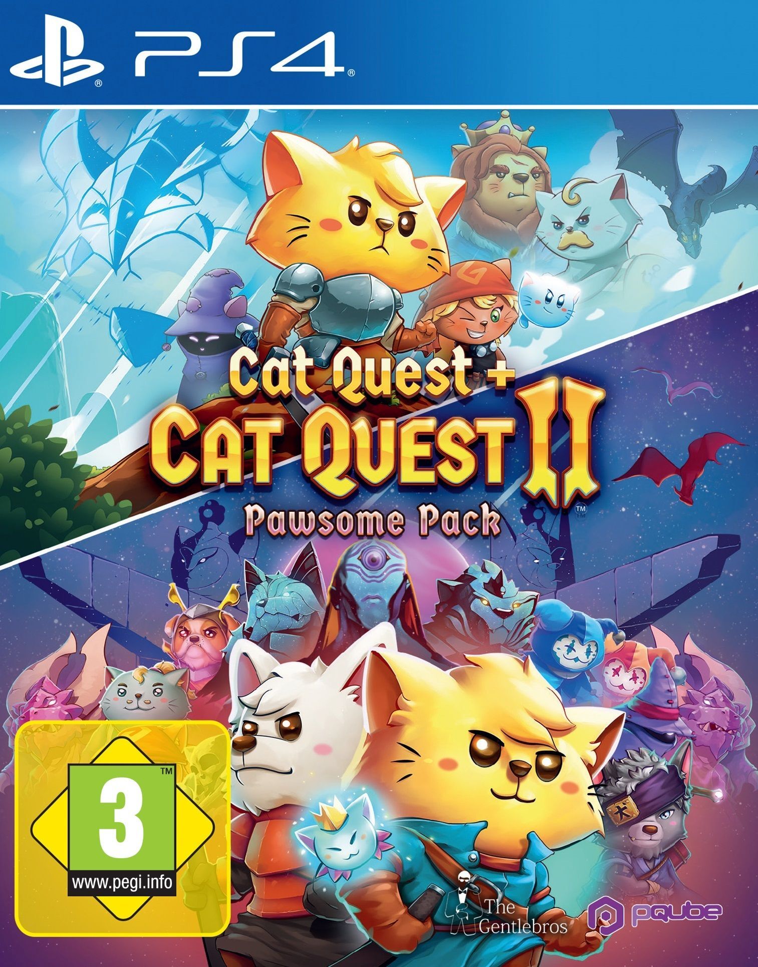 Divers PQube - Cat Quest + Cat Quest 2 Pawsome Pack [PS4] (D)