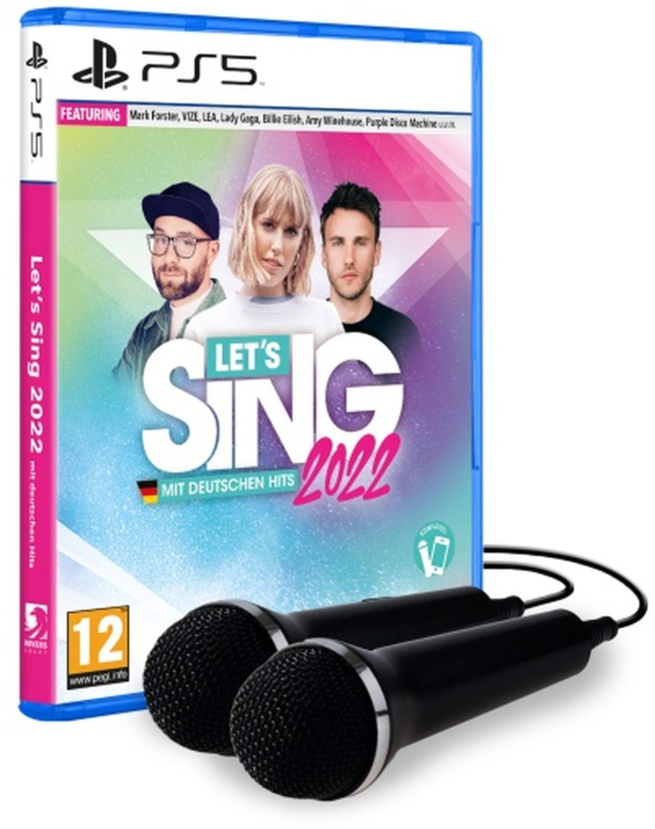 Divers Ravenscourt - Let's Sing 2022 mit deutschen Hits + 2 Mics [PS5] (D)