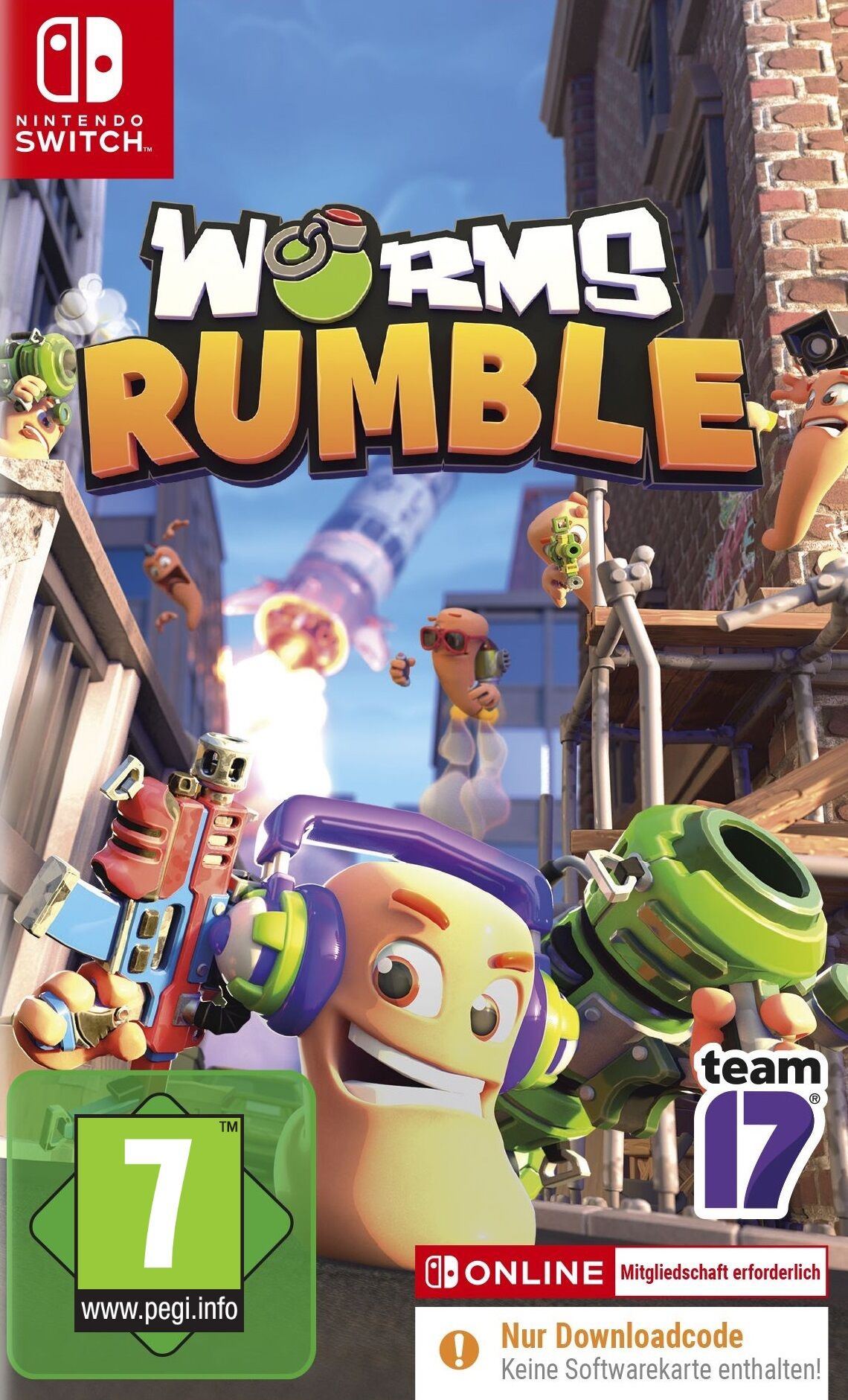 Team17 Team 17 - Worms Rumble (Code in a Box) [NSW] (D)