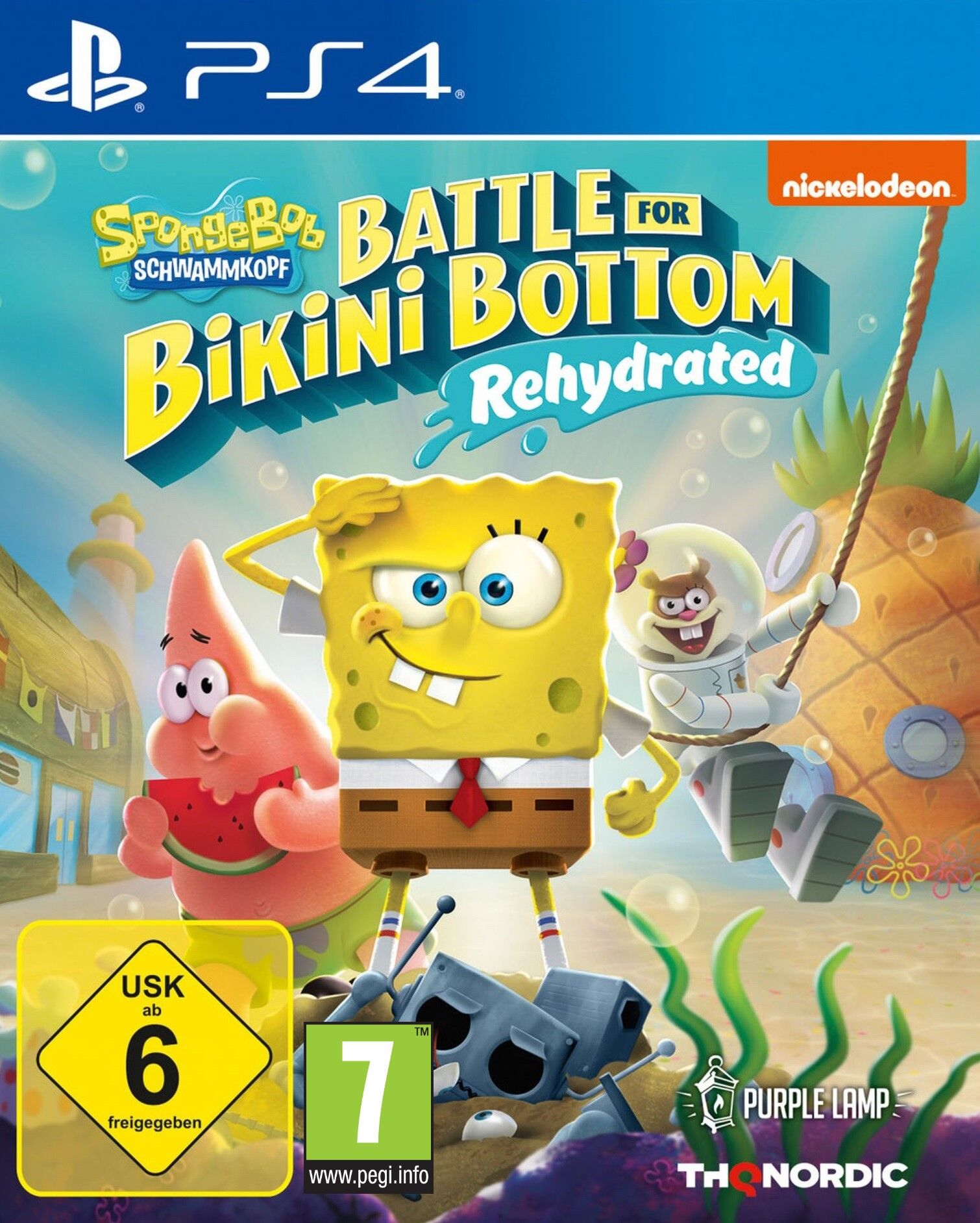 THQ Nordic - Spongebob SquarePants: Battle for Bikini Bottom - Rehydrated [PS4] (D)